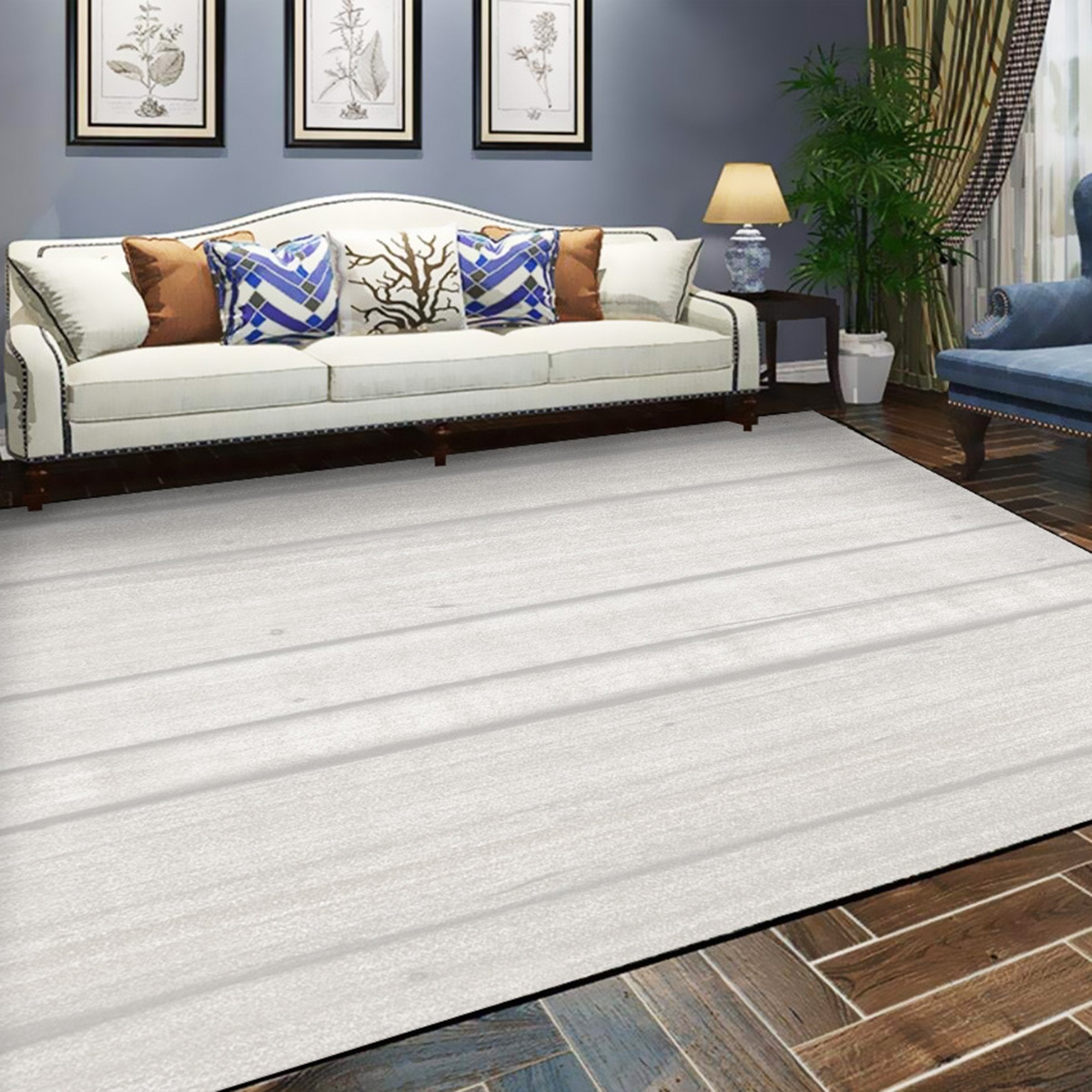 3D Light Orange Stripes WG098 Non Slip Rug Mat Mat AJ Creativity Home