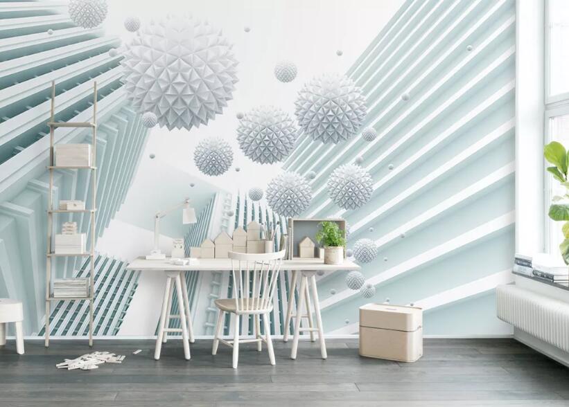3D Suspended Ball WG639 Wall Murals