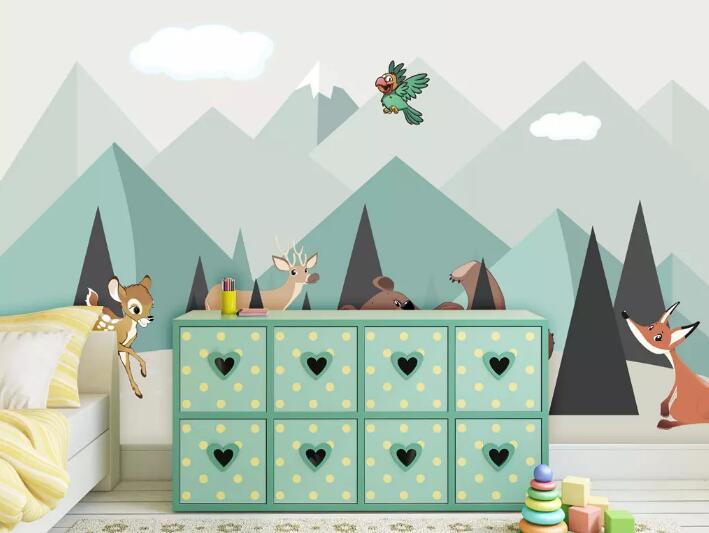 3D Primeval Forest 384 Wall Murals Wallpaper AJ Wallpaper 2