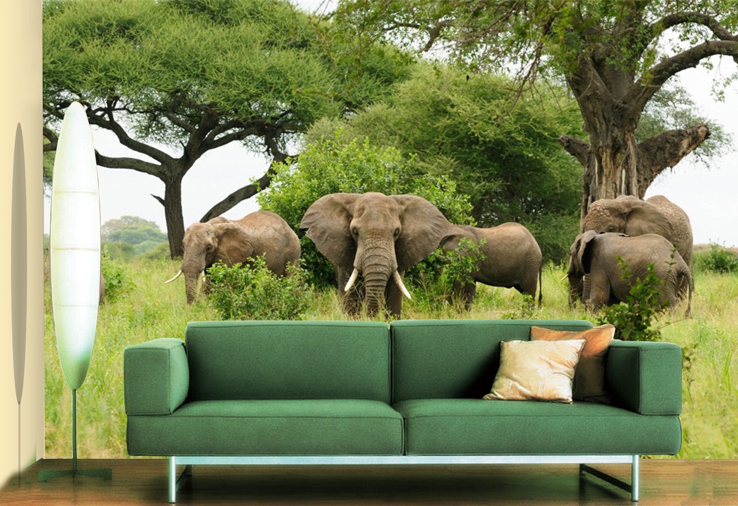 3D Elephants Family 628 Wallpaper AJ Wallpaper
