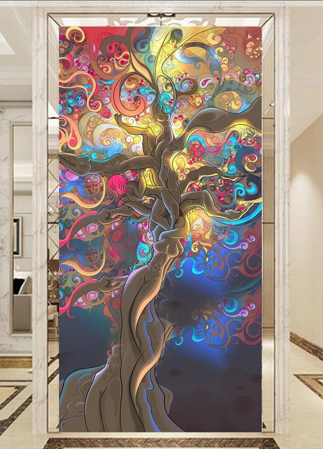 3D Tree Fruit 538 Wall Murals Wallpaper AJ Wallpaper 2