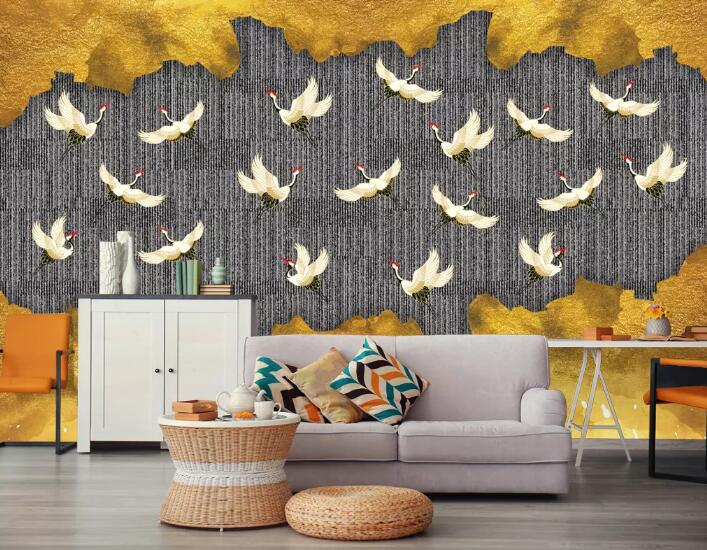 3D Flying Bird WG03 Wall Murals Wallpaper AJ Wallpaper 2