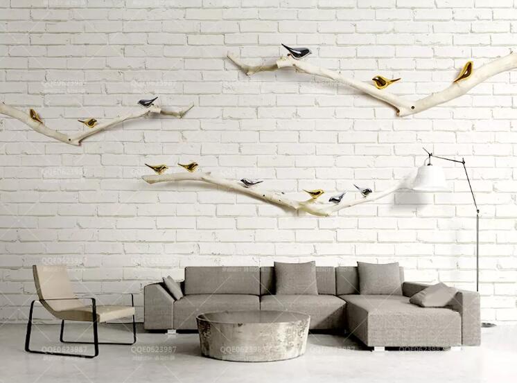 3D Branch Bird WG32 Wall Murals Wallpaper AJ Wallpaper 2