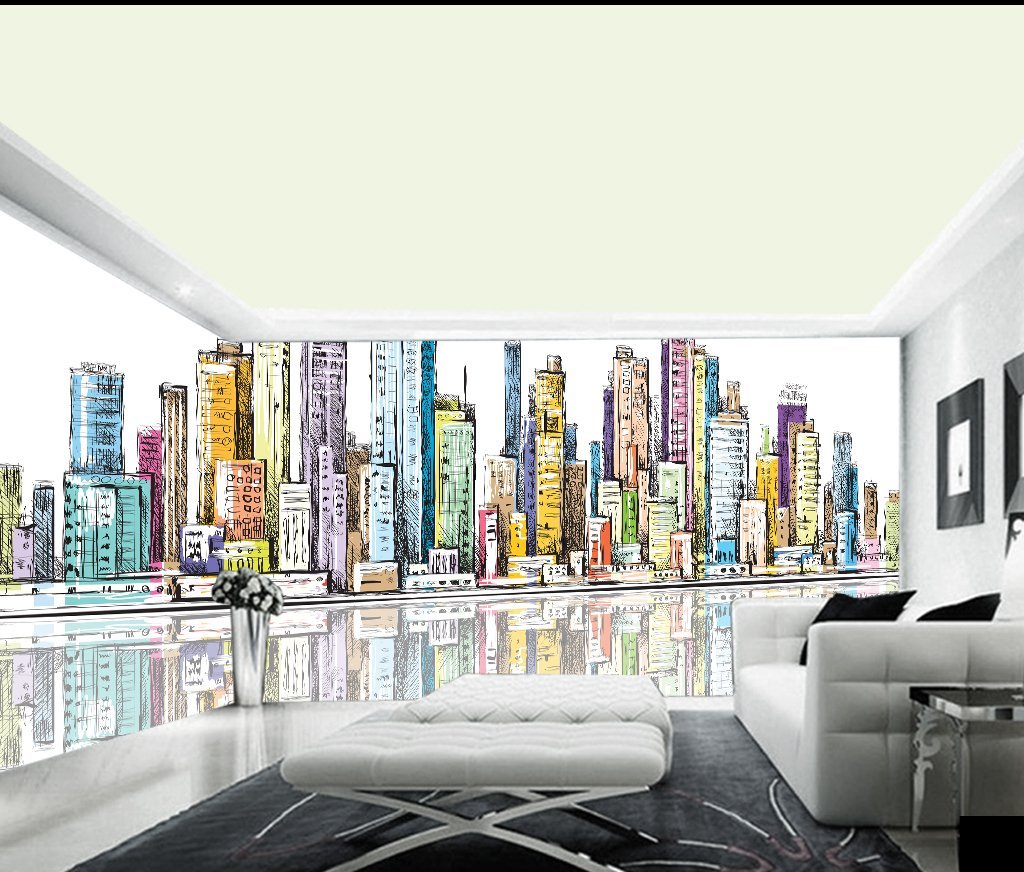 3D City Street 700 Wall Murals Wallpaper AJ Wallpaper 2