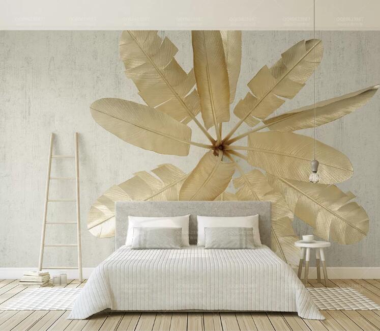3D Dead Leaves WC187 Wall Murals
