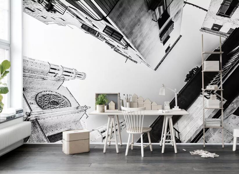 3D High Building WG11 Wall Murals Wallpaper AJ Wallpaper 2