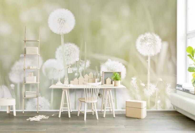3D Dandelion WG71 Wall Murals Wallpaper AJ Wallpaper 2