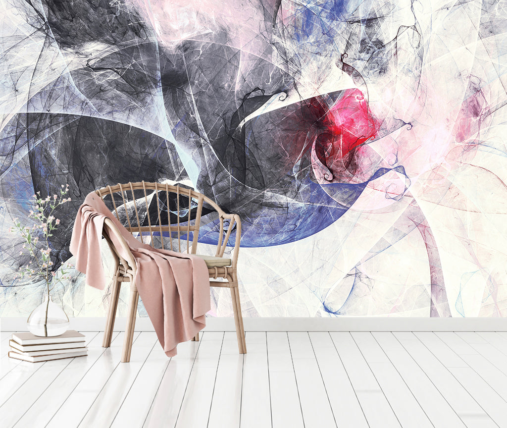 3D Black Pattern WG190 Wall Murals