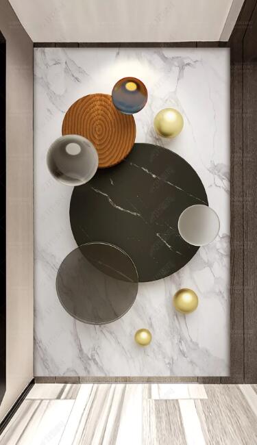 3D Marble Pattern WC275 Wall Murals