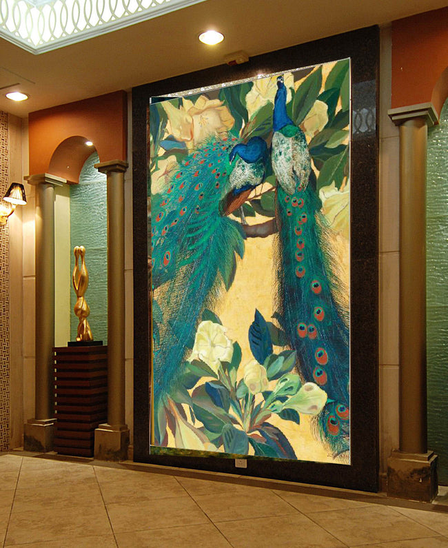 3D Green Peacock WG097 Wall Murals