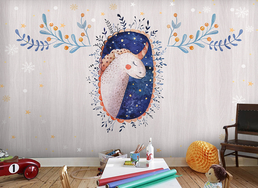 3D Cartoon Unicorn WG206 Wall Murals