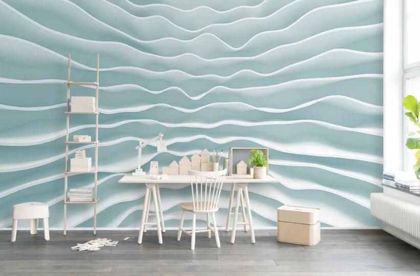 3D Naiman Wave WG652 Wall Murals