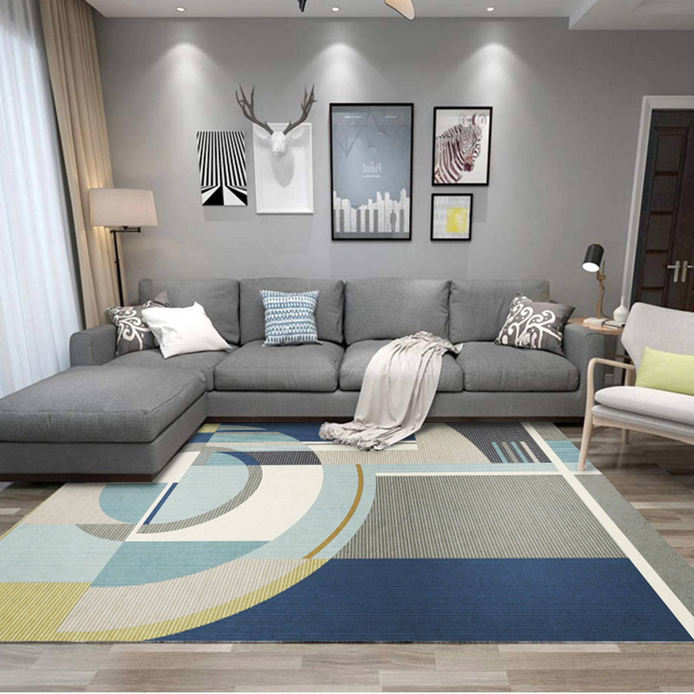 3D Color Pattern WG325 Non Slip Rug Mat Mat AJ Creativity Home