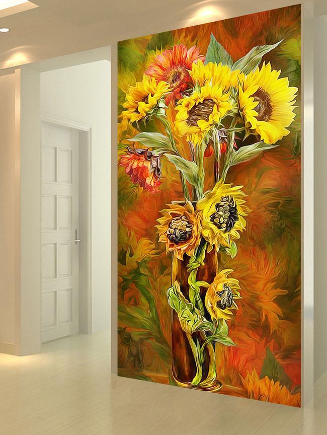 3D Chrysanthemum 623 Wall Murals Wallpaper AJ Wallpaper 2