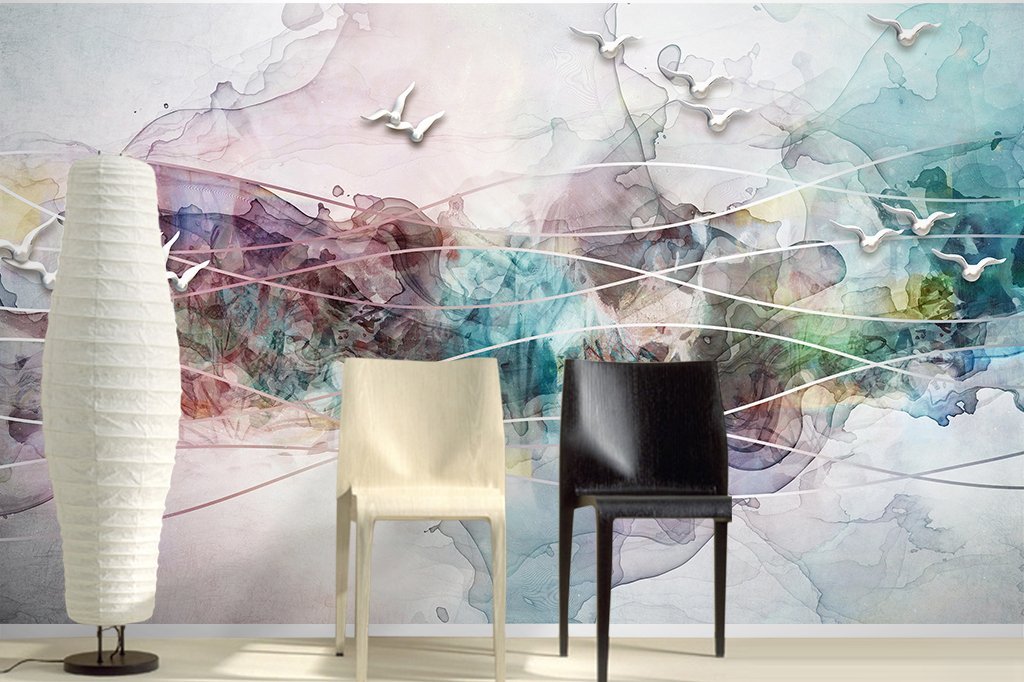 3D Ink Painting 74 Wall Murals Wallpaper AJ Wallpaper 2