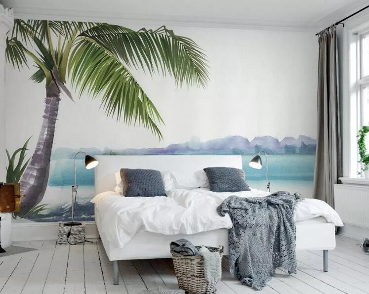 3D Coconut Tree WG42 Wall Murals Wallpaper AJ Wallpaper 2