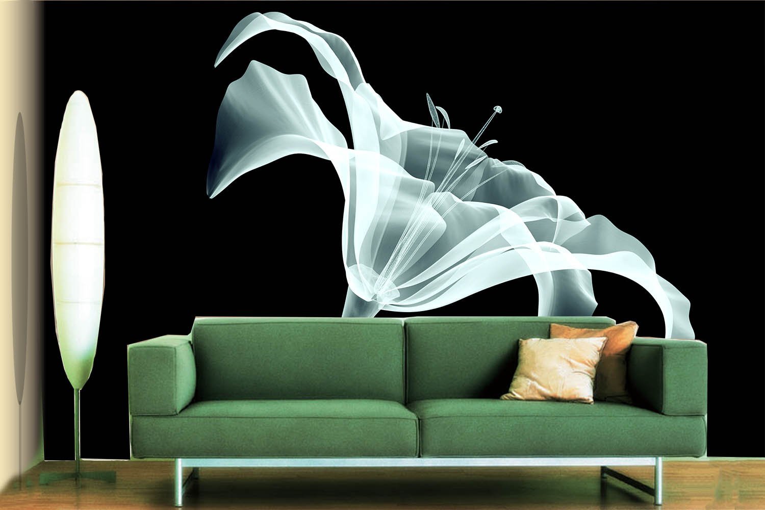 3D Transparent Flower 194 Wallpaper AJ Wallpaper