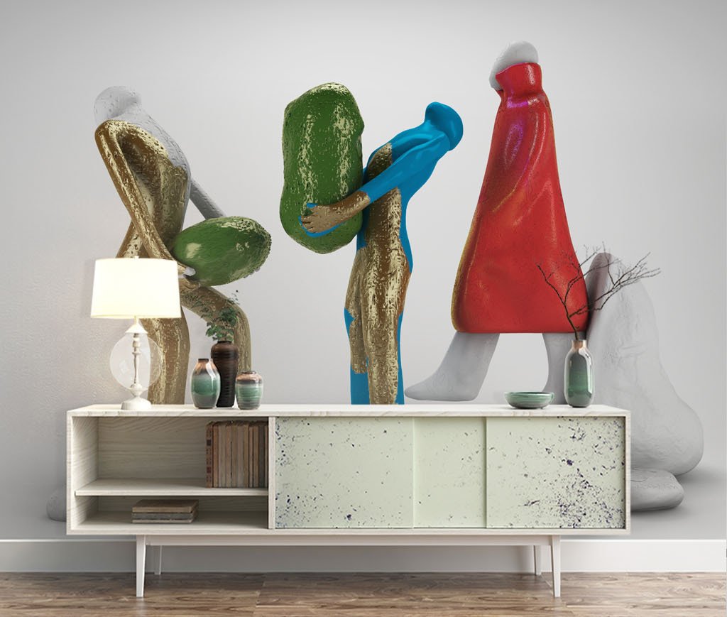 3D Different Shapes Of Stones 109 Wall Murals Wallpaper AJ Wallpaper 2