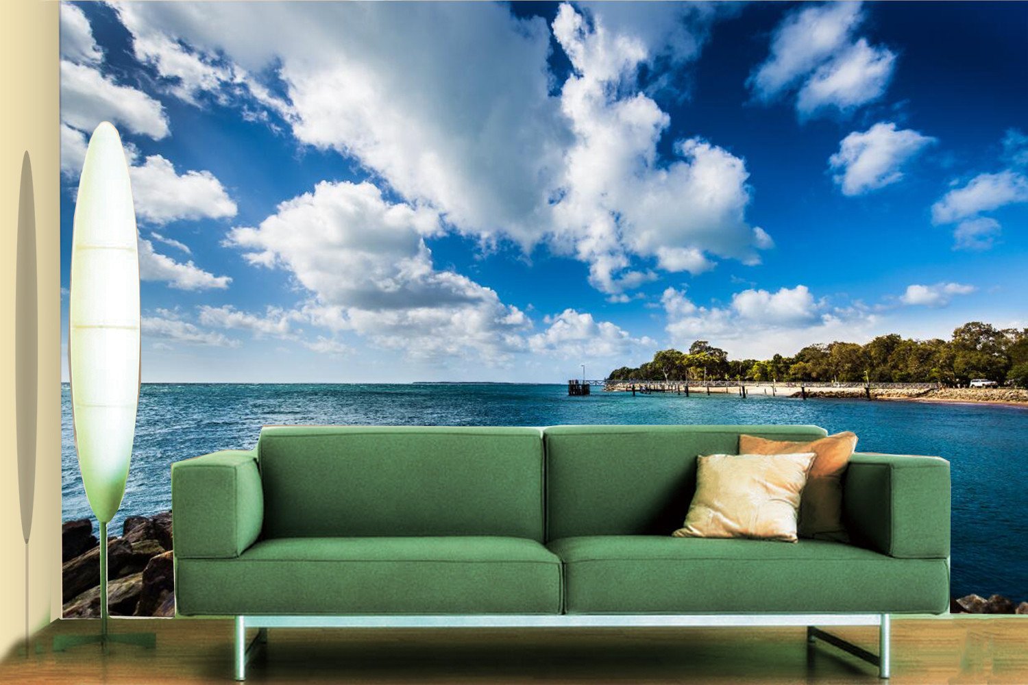 Calming Lake Face 7566 Wallpaper AJ Wallpaper 1