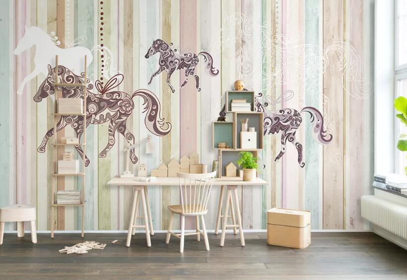 3D Carousel WG27 Wall Murals Wallpaper AJ Wallpaper 2