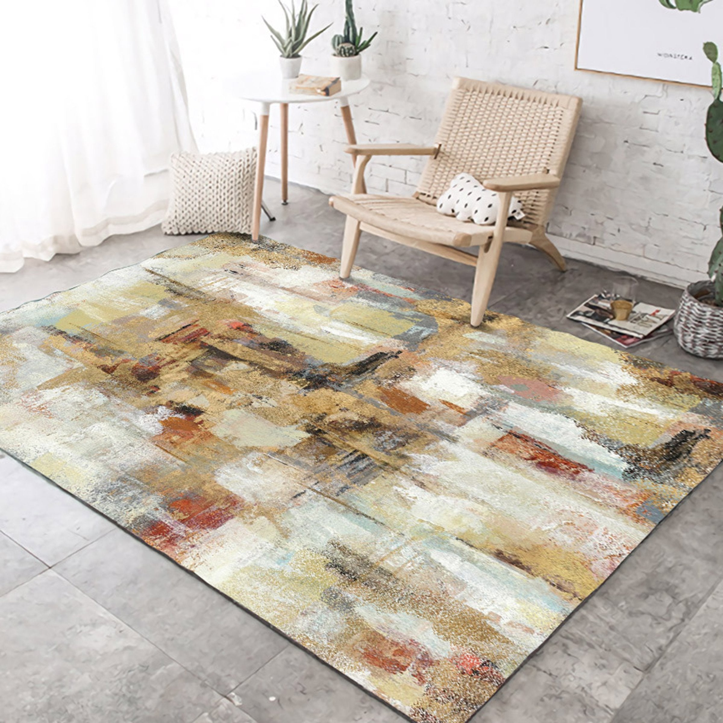 3D Color Pattern WG323 Non Slip Rug Mat Mat AJ Creativity Home