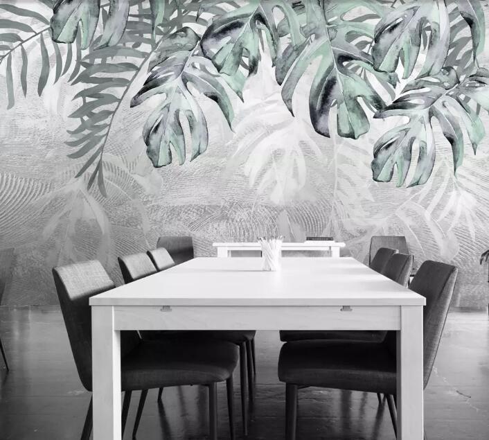 3D Banana Leaf WG09 Wall Murals Wallpaper AJ Wallpaper 2