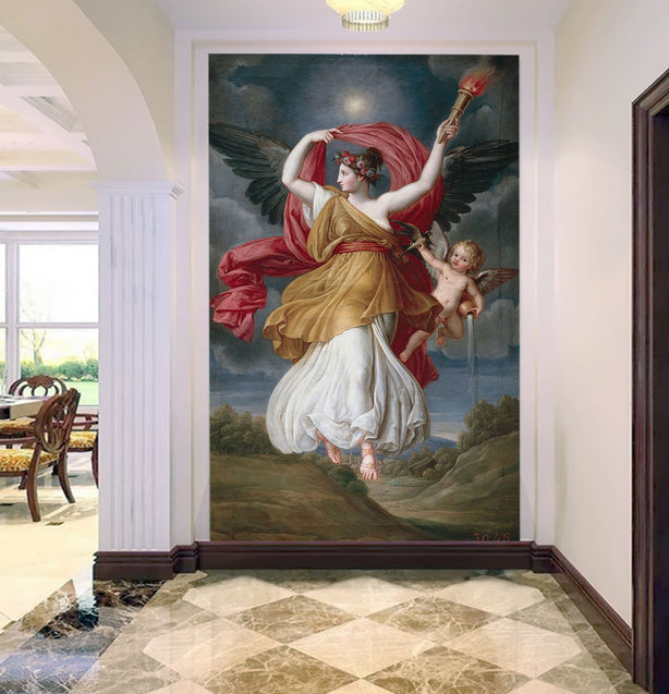 3D Wing Angel WG146 Wall Murals