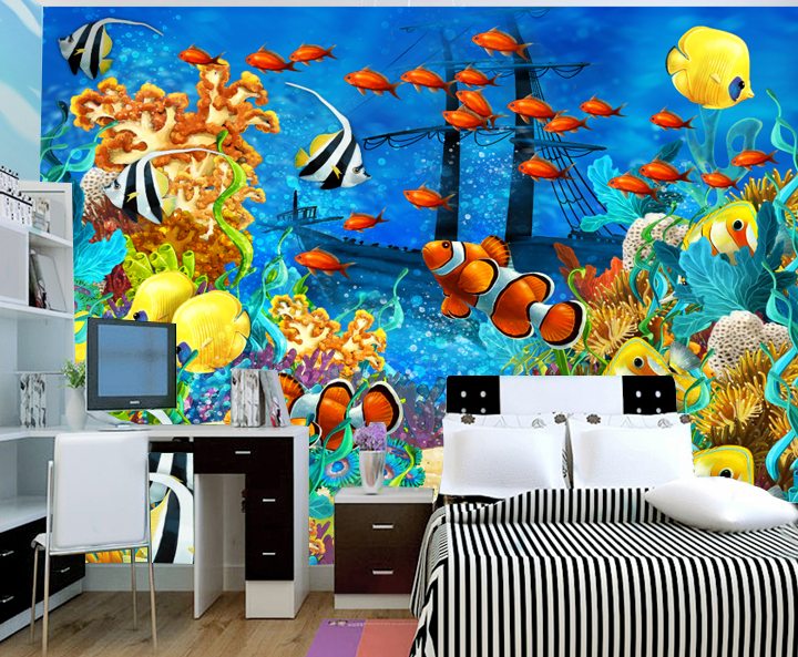 Colorful Underwater World Wallpaper AJ Wallpaper