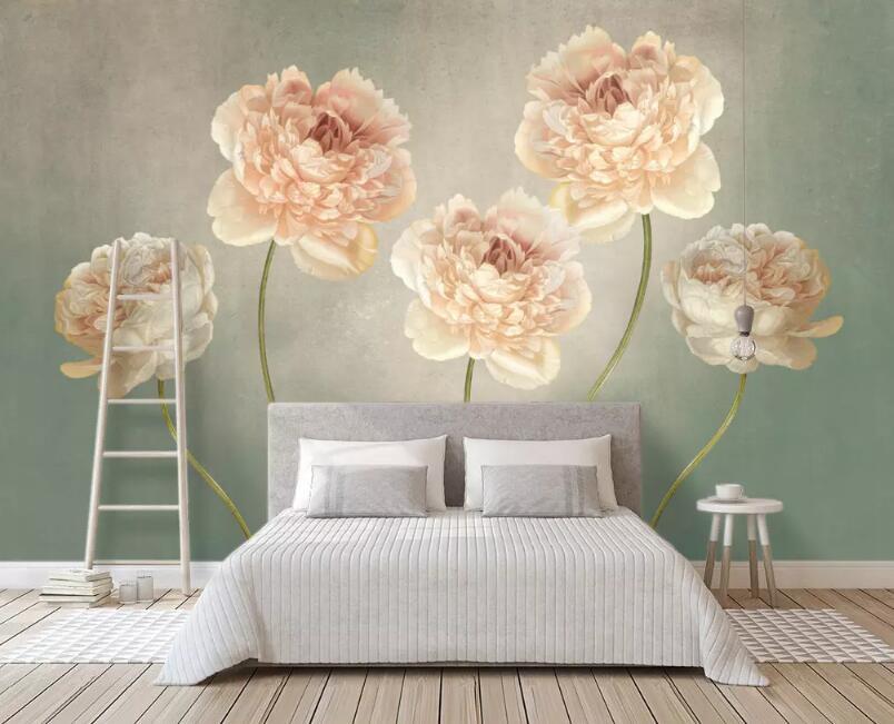 3D Beautiful Flowers WG54 Wall Murals Wallpaper AJ Wallpaper 2
