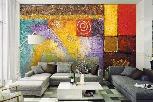 Abstract Color Artwork Wallpaper AJ Wallpaper