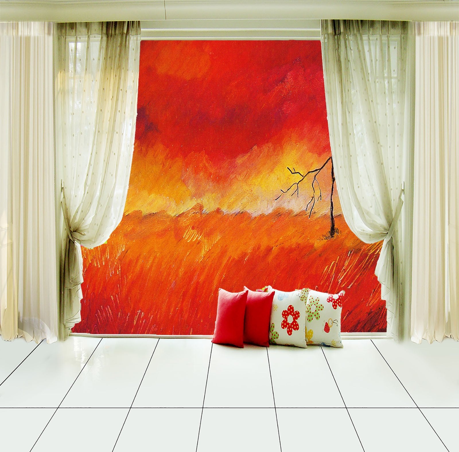 Wilderness Painting Wallpaper AJ Wallpaper