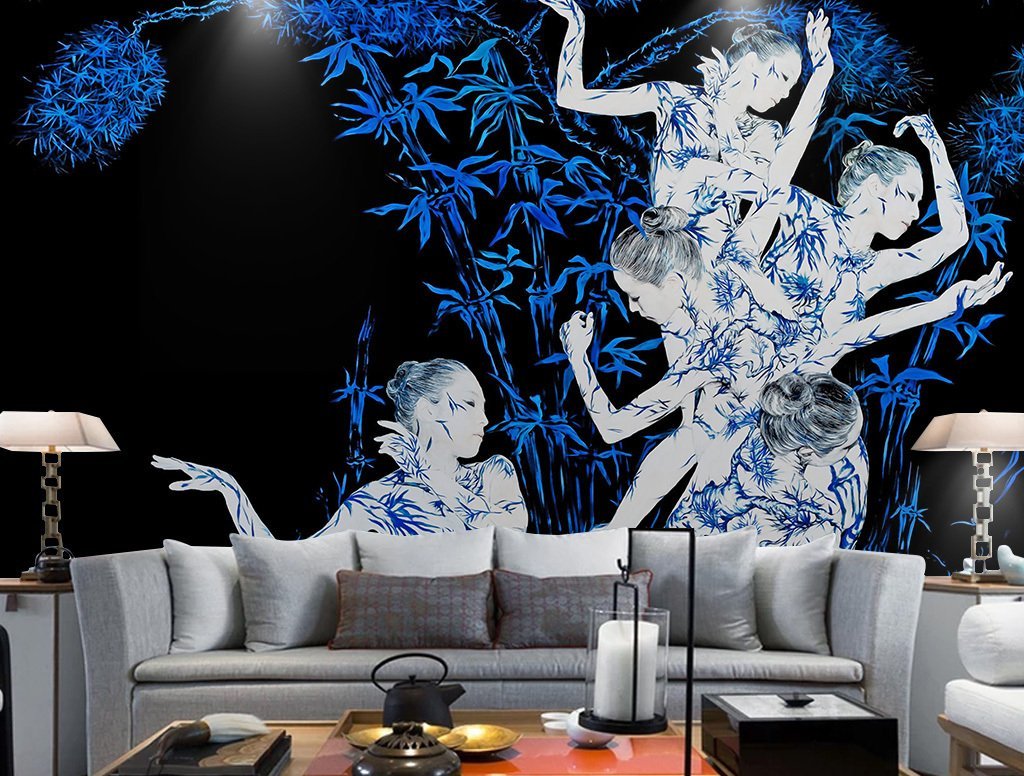 3D Beauty Dance 180 Wall Murals Wallpaper AJ Wallpaper 2