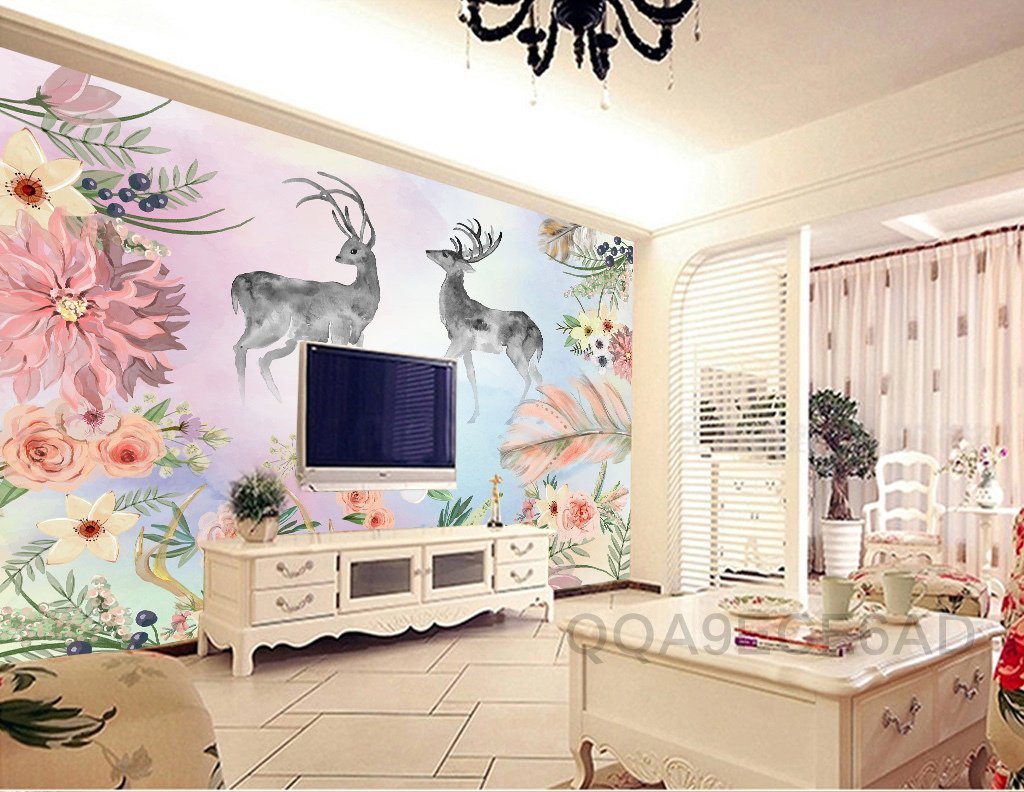 3D Animal Park 207 Wall Murals Wallpaper AJ Wallpaper 2
