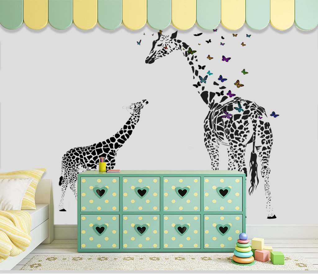 3D Giraffe 433 Wall Murals Wallpaper AJ Wallpaper 2