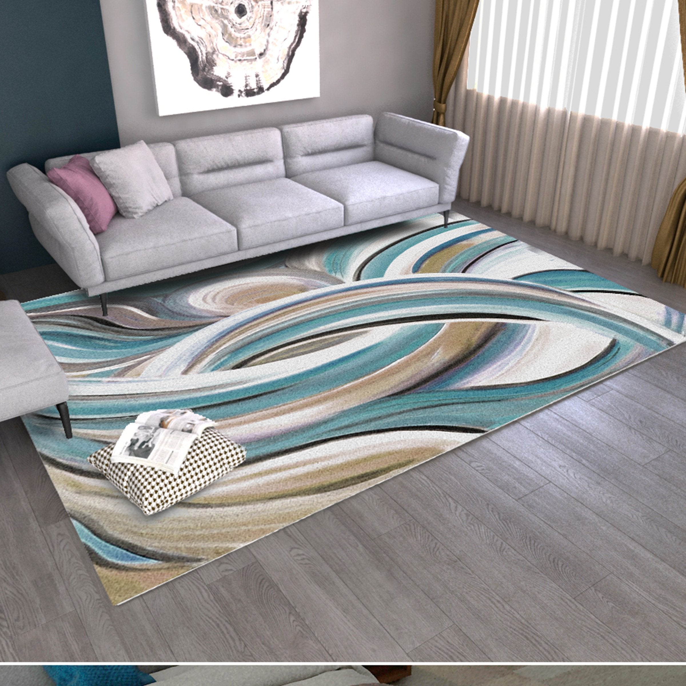 3D Color Graffiti WG454 Non Slip Rug Mat Mat AJ Creativity Home