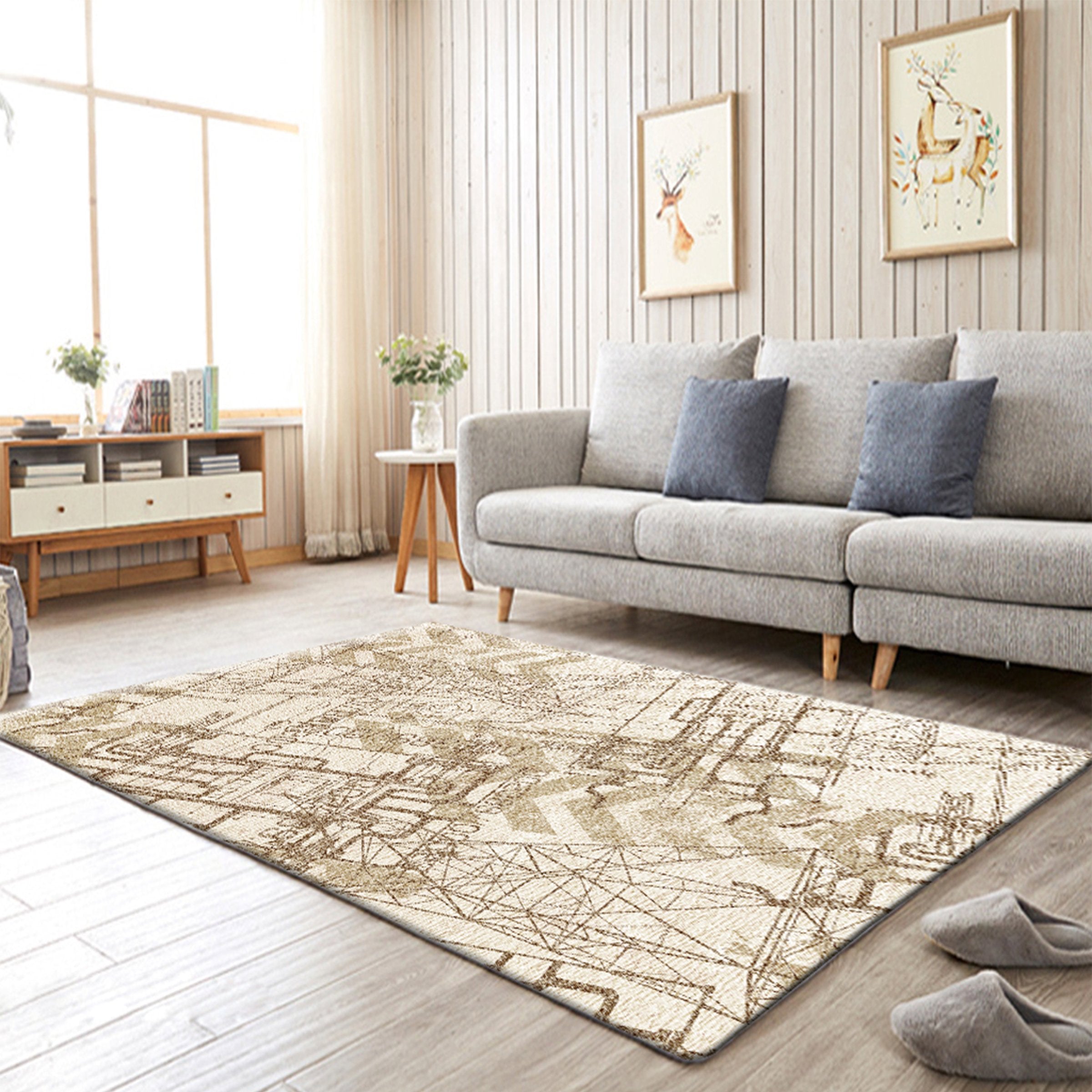 3D Mud Pattern WG182 Non Slip Rug Mat Mat AJ Creativity Home