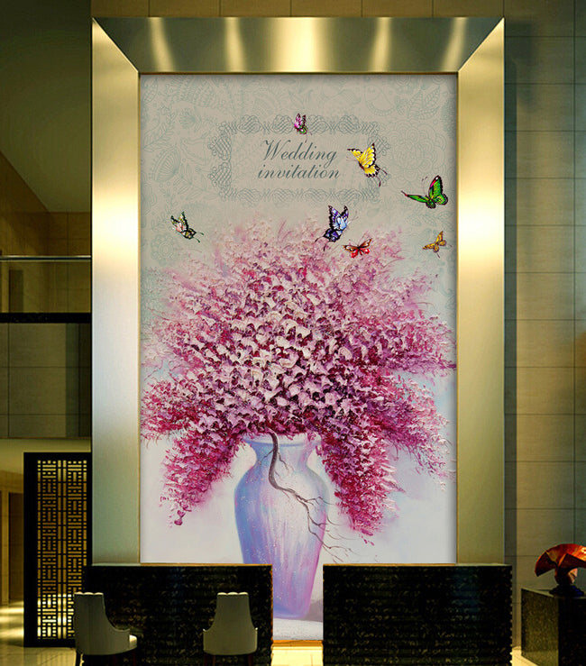 3D Powder Flower WG149 Wall Murals