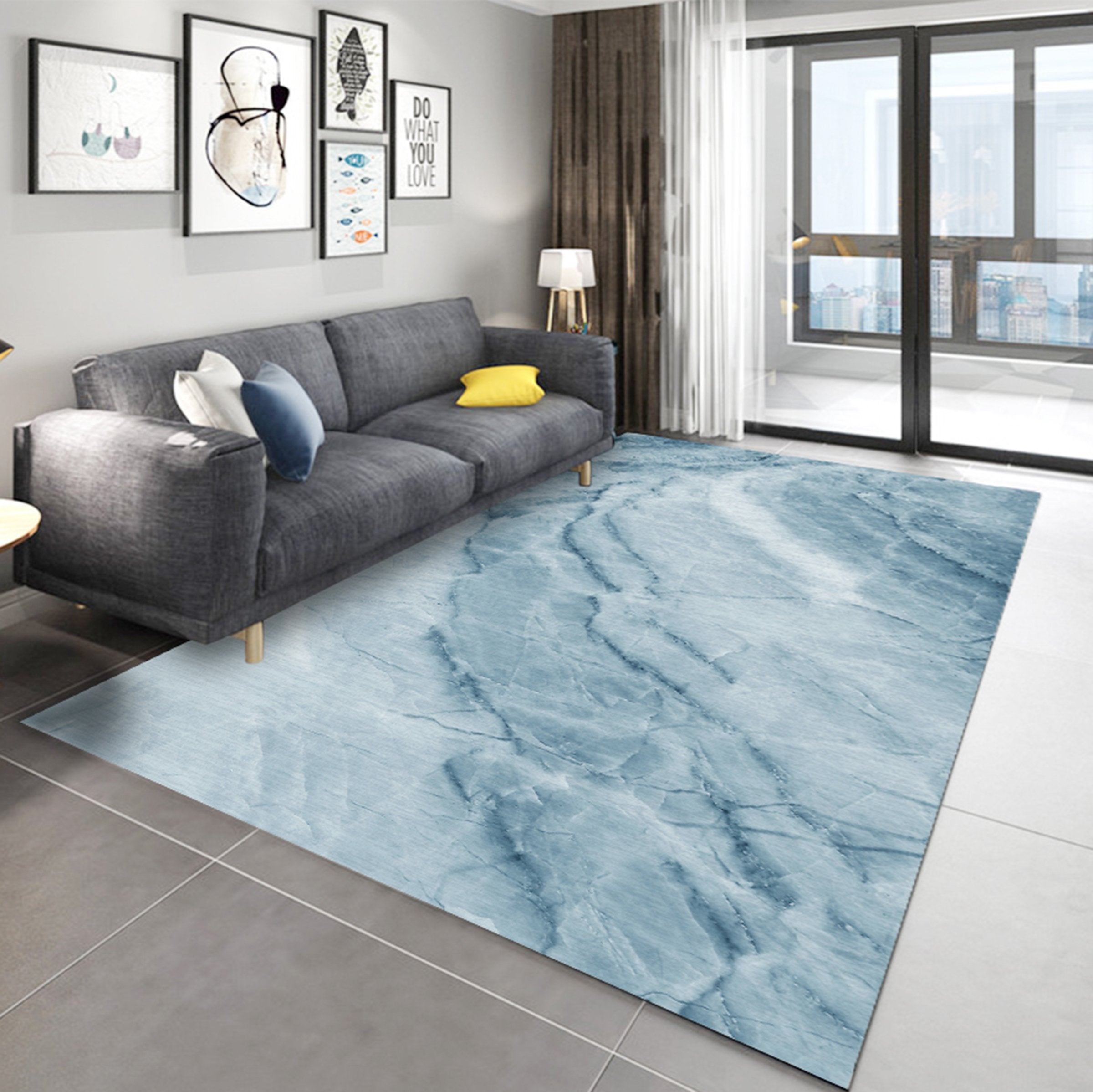 3D Color Inkjet WG258 Non Slip Rug Mat Mat AJ Creativity Home