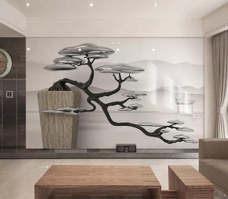 3D Sketch Tree WC228 Wall Murals