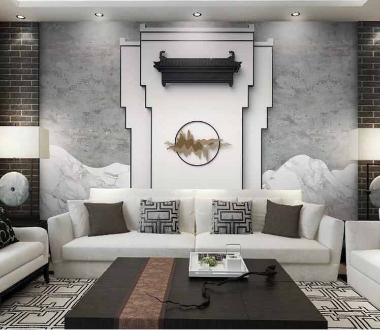 3D Gold Pattern WC238 Wall Murals