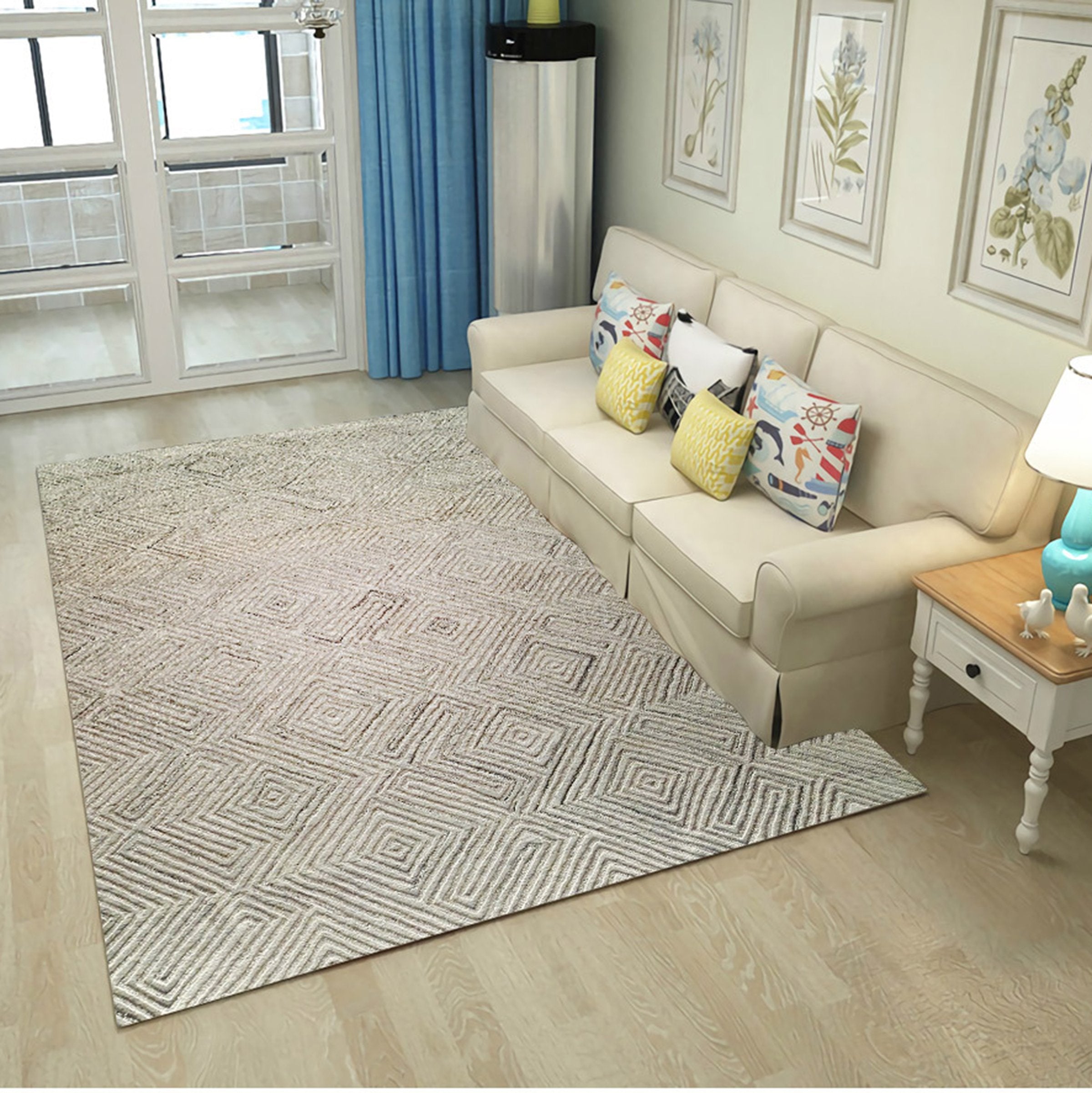 3D Mud Diamond WG114 Non Slip Rug Mat Mat AJ Creativity Home