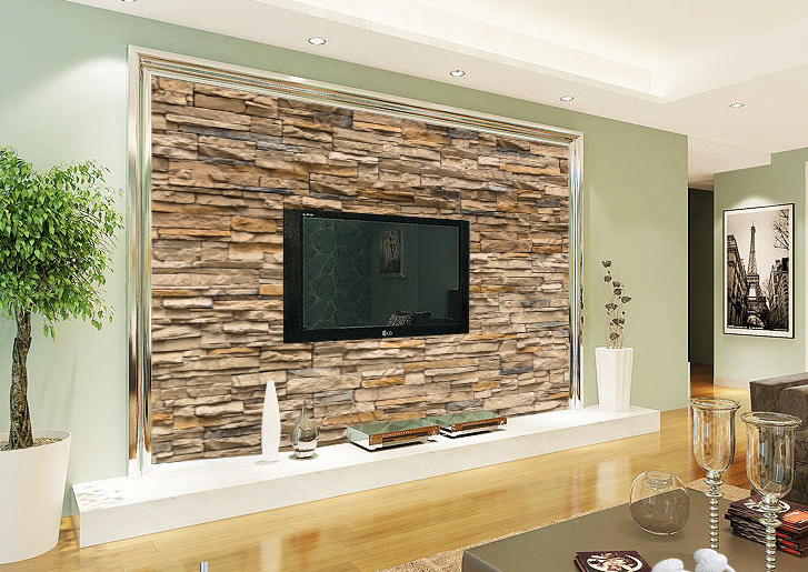 Uneven Stone Bricks Wallpaper AJ Wallpaper