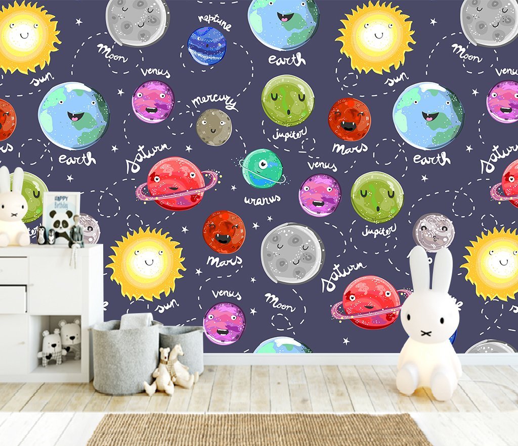 3D Night Moon 850 Wall Murals Wallpaper AJ Wallpaper 2