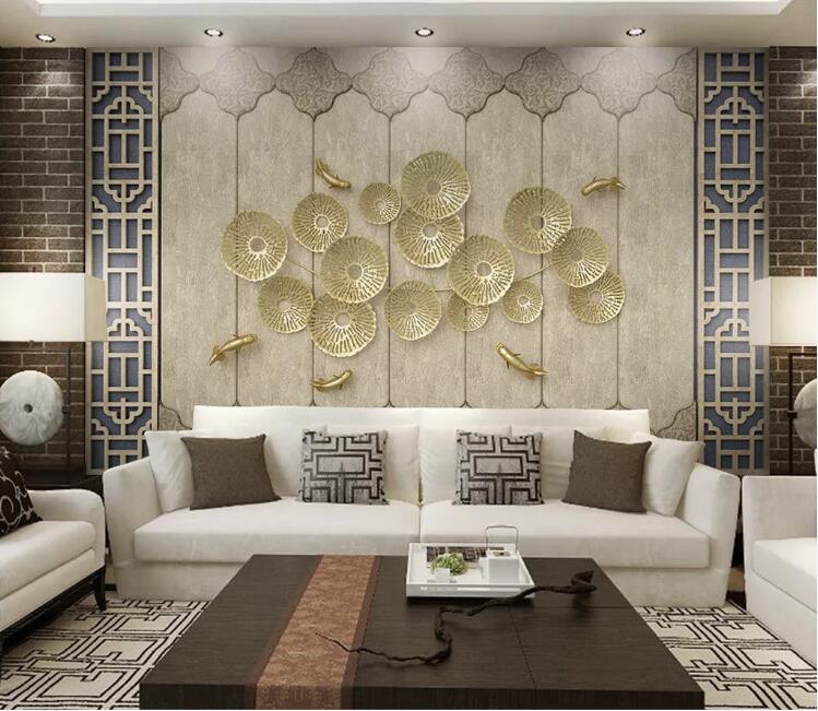 3D Goldfish Pond WC156 Wall Murals