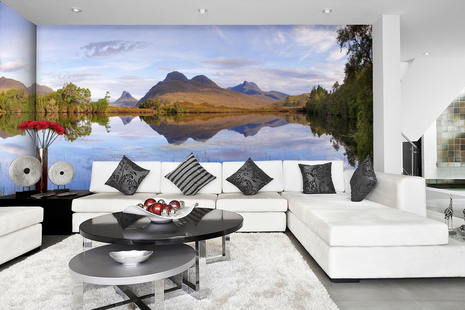 Blue Lake And Green Tree 46 Wallpaper AJ Wallpaper