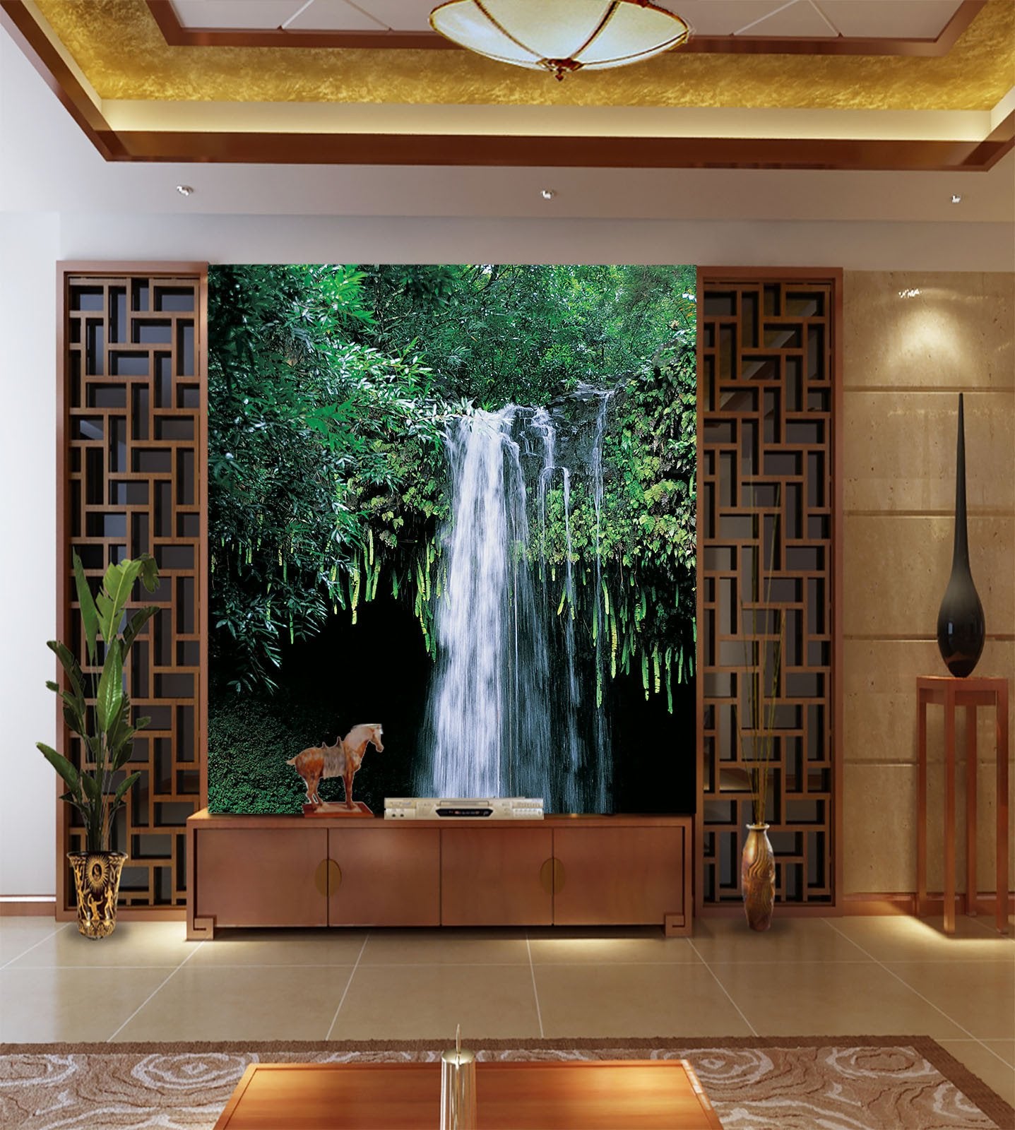 Waterfall Scenery Wallpaper AJ Wallpaper