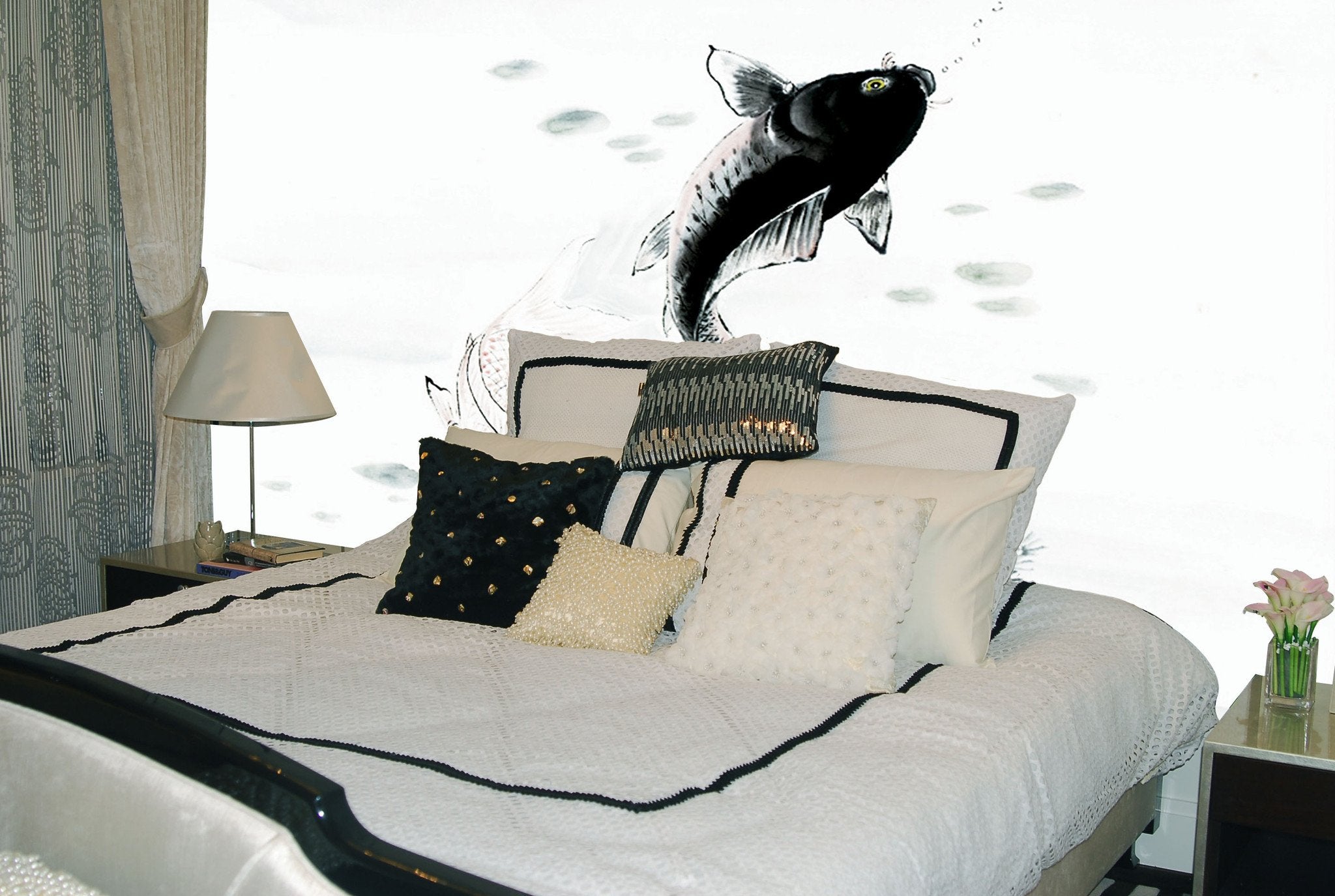 Fishes Painting Wallpaper AJ Wallpaper