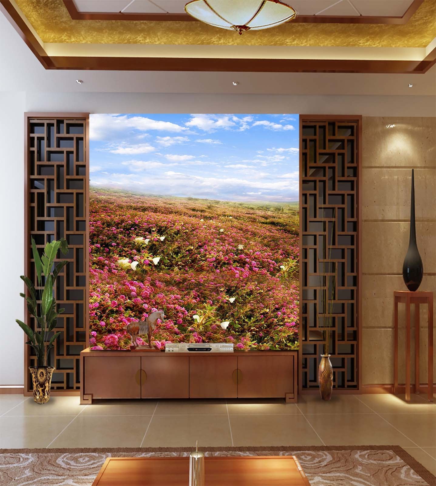 Mountain Wildflowers Wallpaper AJ Wallpaper