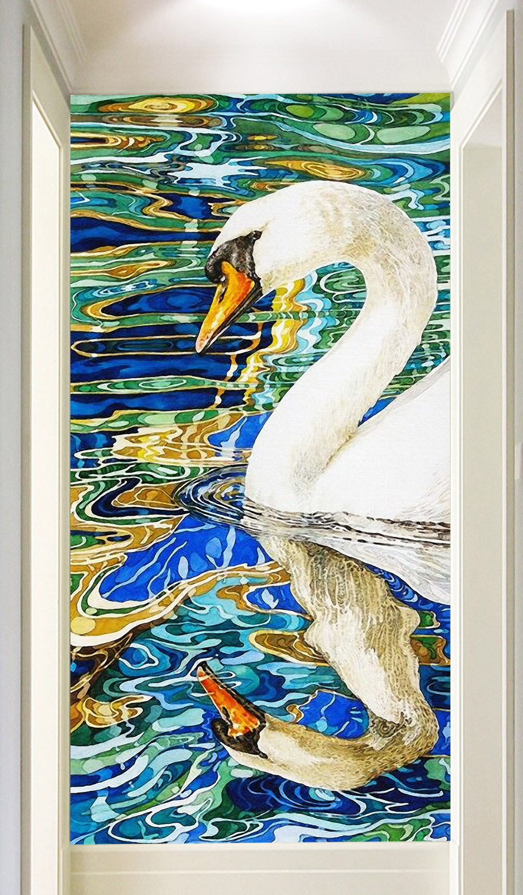 3D Swan Lake WG044 Wall Murals