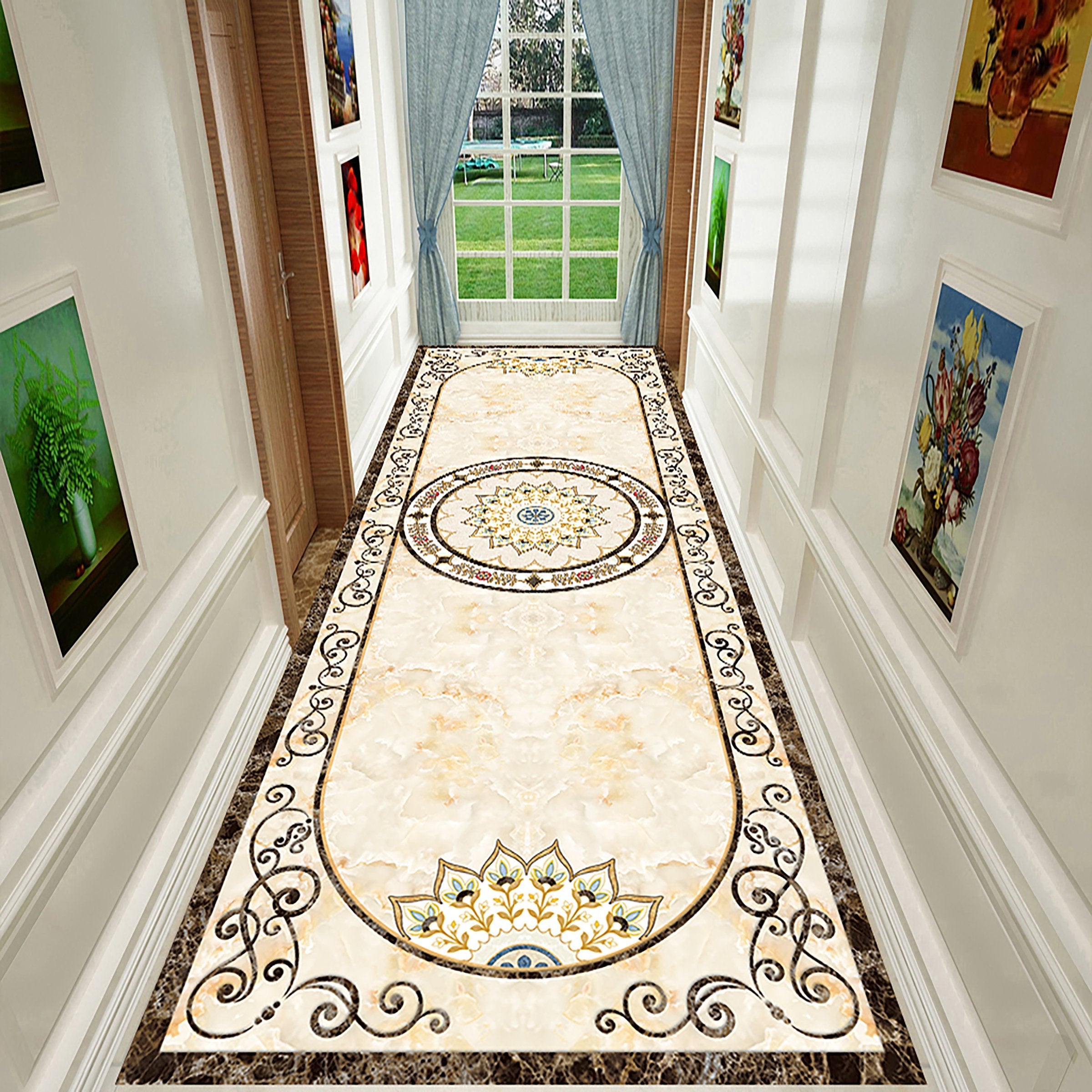 3D Colorful Pattern WG105 Floor Mural Wallpaper AJ Wallpaper 2